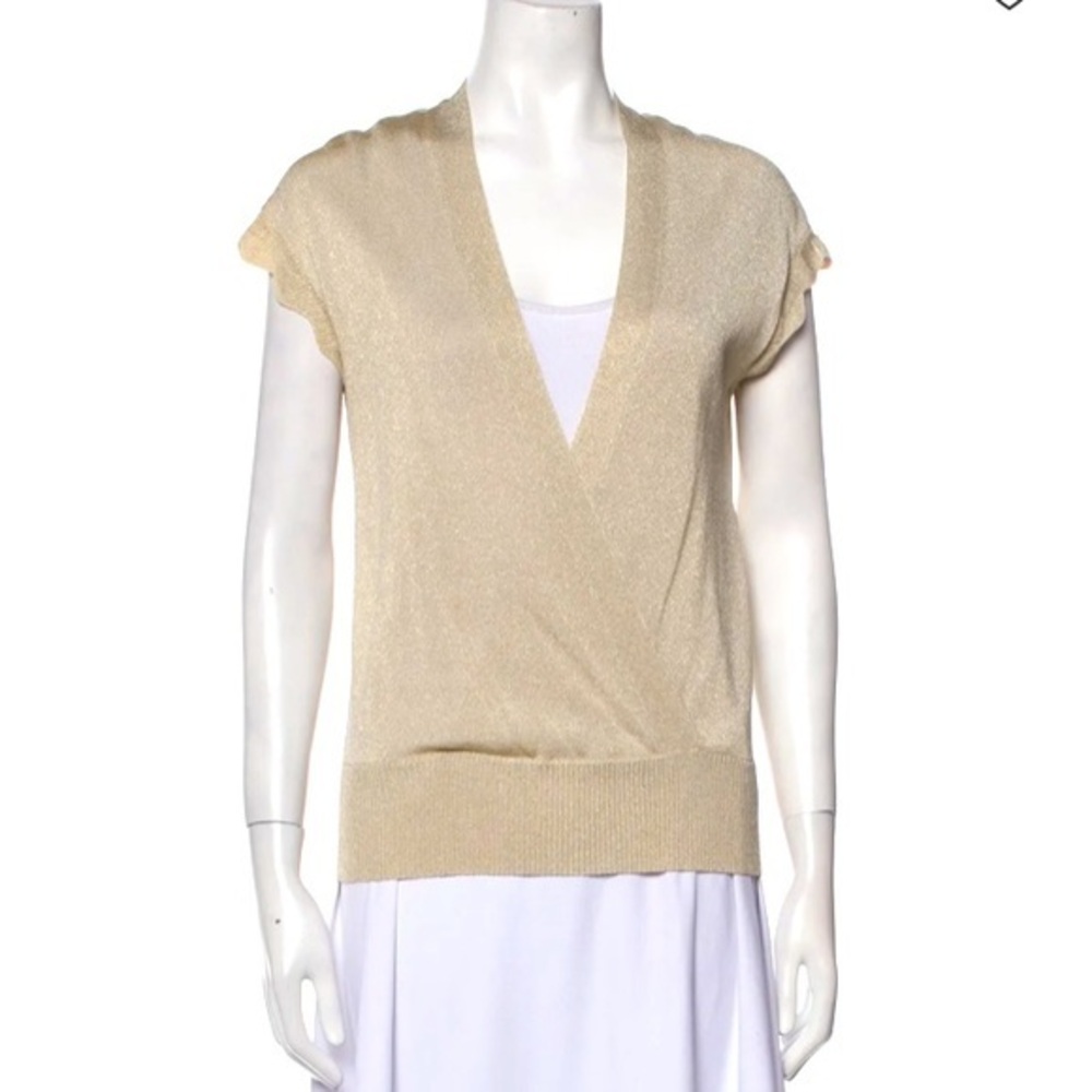 Escada blouse - gold and slightly shimmery - great condition